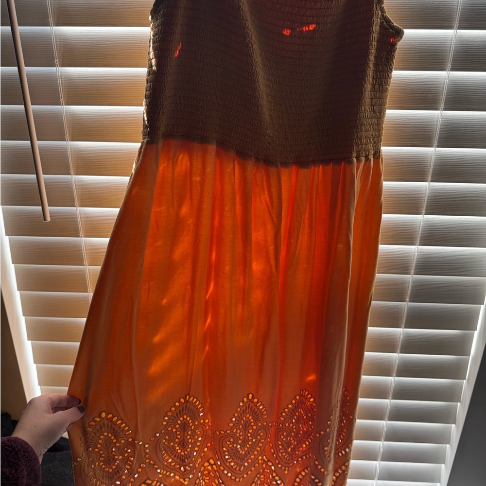 Maurices Yello/gold Maxi Dress